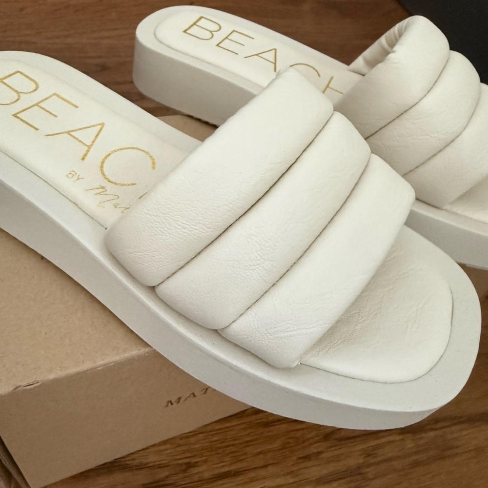 New In Box - Beach by Matisse Pax Slide Sandals - Size 7 - Picture 5 of 8